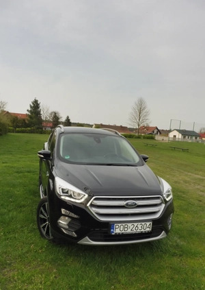 Ford Kuga cena 60900 przebieg: 174500, rok produkcji 2017 z Oborniki małe 172